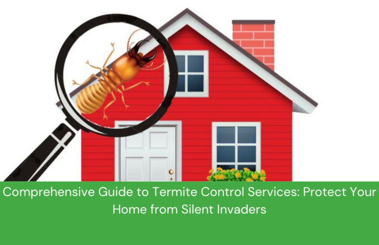 Comprehensive Guide to Termite Control Services: Protect Your Home from Silent Invaders